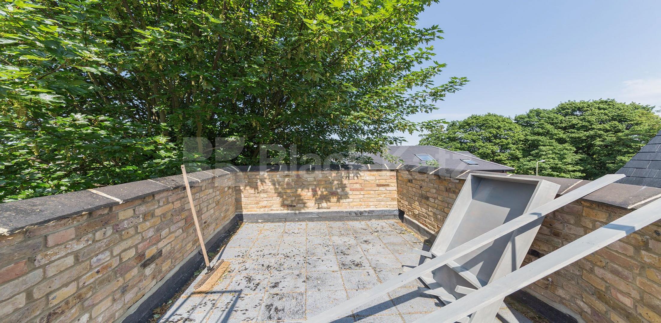 			New Instruction! Private roof terrace!, 2 Bedroom, 1 bath, 1 reception Flat			 Wetherill Road , Muswell Hill